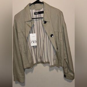 Zara Women's Olive Blazer